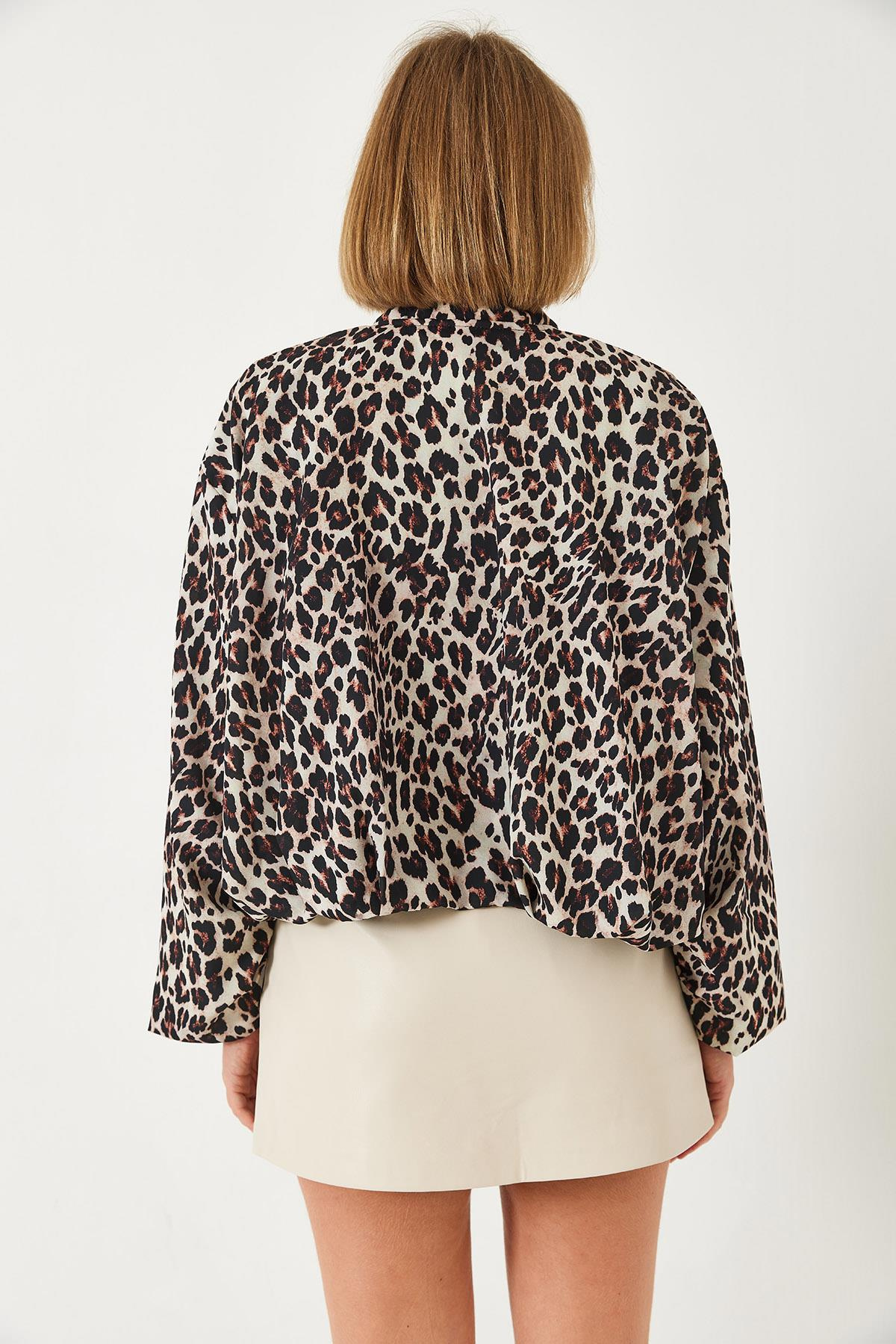 Leopar Bomber Ceket MBMS014  60501014 - Leopar