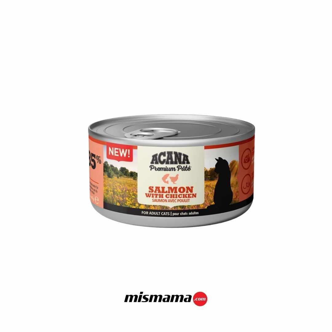 Acana Premium Pate (Ezme) Somon Balıklı ve Tavuklu Kedi Konservesi 85 Gr