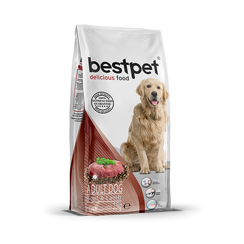 Bestpet Yavru Köpekler İçin Sığır Etli Ve Kuzu Etli Kuru Mama 15 kg