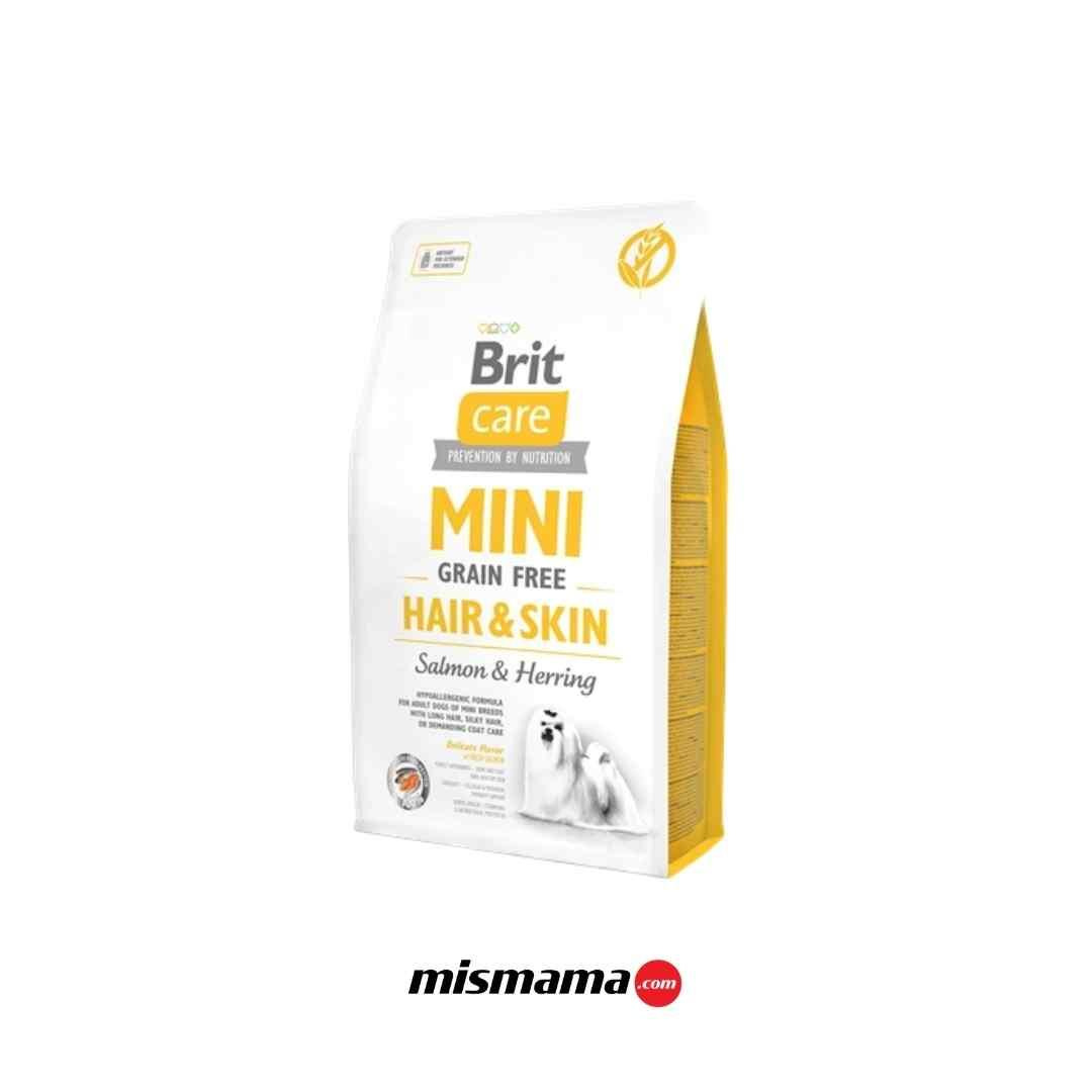 Brit Care Mini Irk Deri Ve Tüy Hassasiyeti Olan Yetişkin Köpekler İçin Tahılsız, Hipoalerjenik Somon Ve Ringa Balıklı Kuru Mama 2 kg