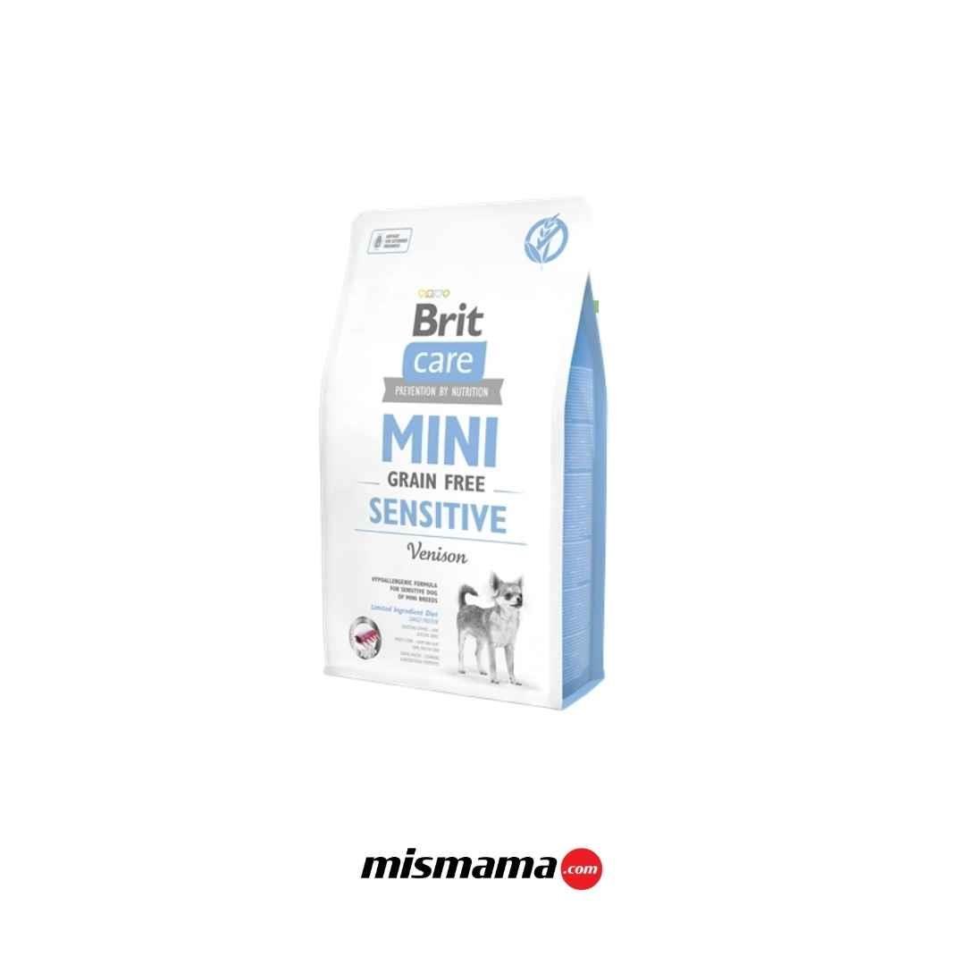 Brit Care Mini Irk Hassas Köpekler İçin, Tahılsız, Hipoalerjenik Geyik Etli Kuru Mama 2 kg