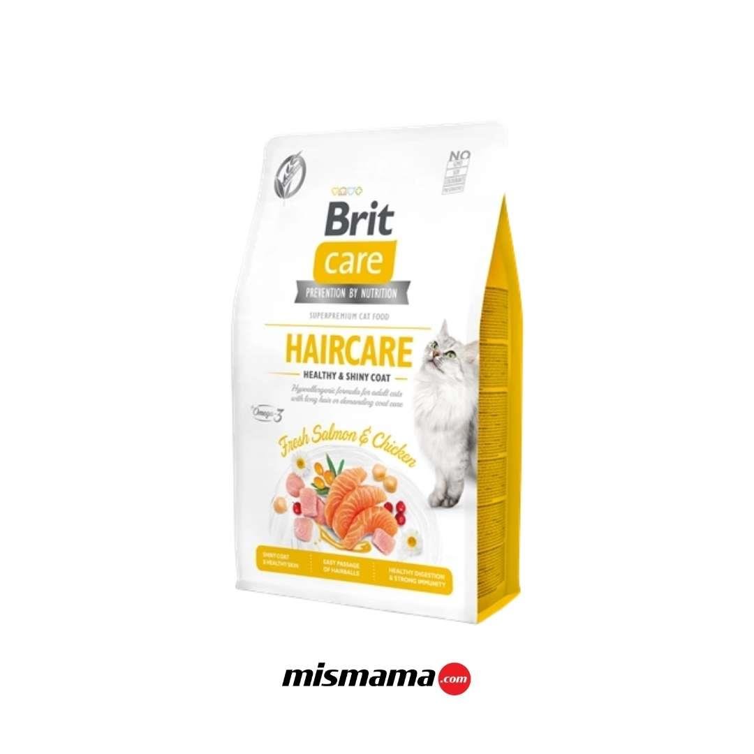 Brit Care Sağlıklı Cilt ve Parlak Tüy Bakımı, Yetişkin Kediler İçin Tahılsız, Hipoalerjenik, Taze Somonlu ve Tavuk Etli Kuru Mama 2 kg