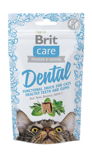 Brit Care Sağlıklı Dişler Ve Diş Etleri İçin, Tahılsız, Fonksiyonel Kedi Ödülü 50 gr