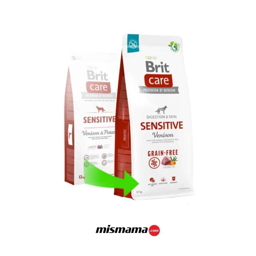 Brit Care Sindirim Sistemi, Gıda İntoleransı Ve Deri Hassasiyetine Sahip Köpekler İçin, Tahılsız, Geyik Etli Kuru Mama 12 kg