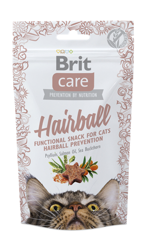 Brit Care Tüy Yumağı Engellemek İçin, Tahılsız, Fonksiyonel Kedi Ödülü 50 gr