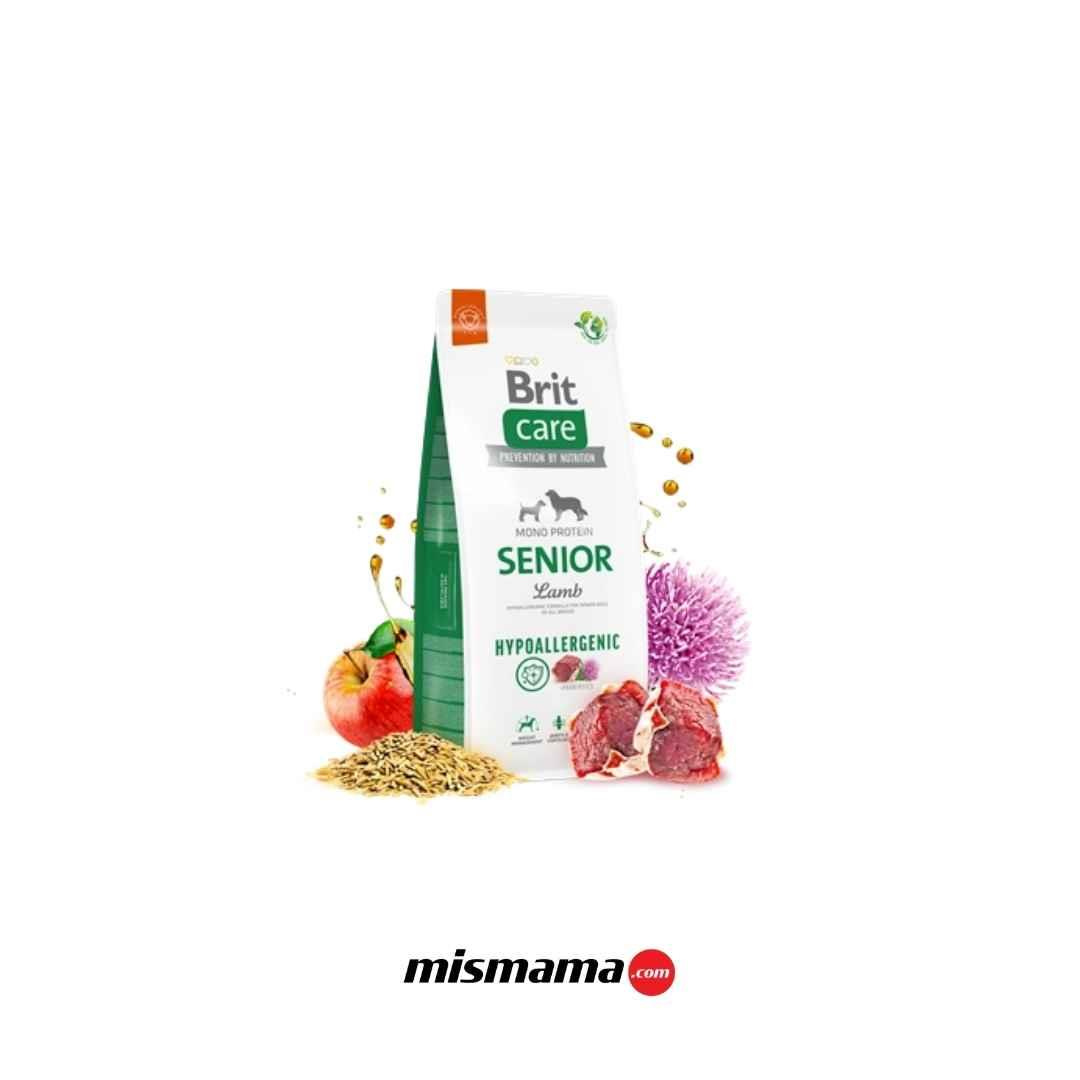 Brit Care Yaşlı Köpekler İçin, Tek Proteinli, Hipoalerjenik, Kuzu Etli Kuru Mama 12 kg