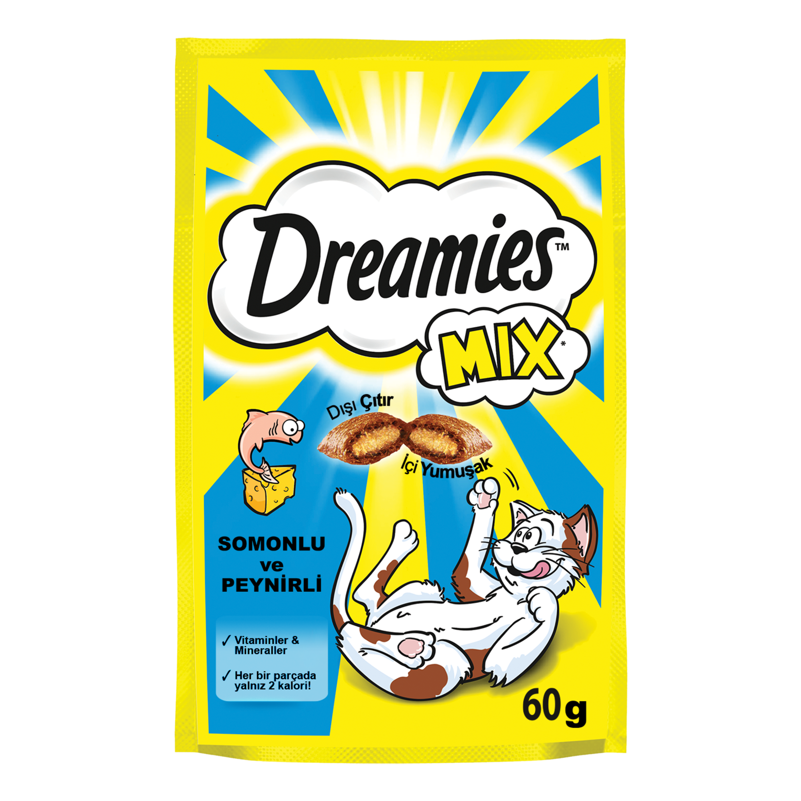 Dreamies Karışık Kedi Ödül Bisküvisi 6 Adet 