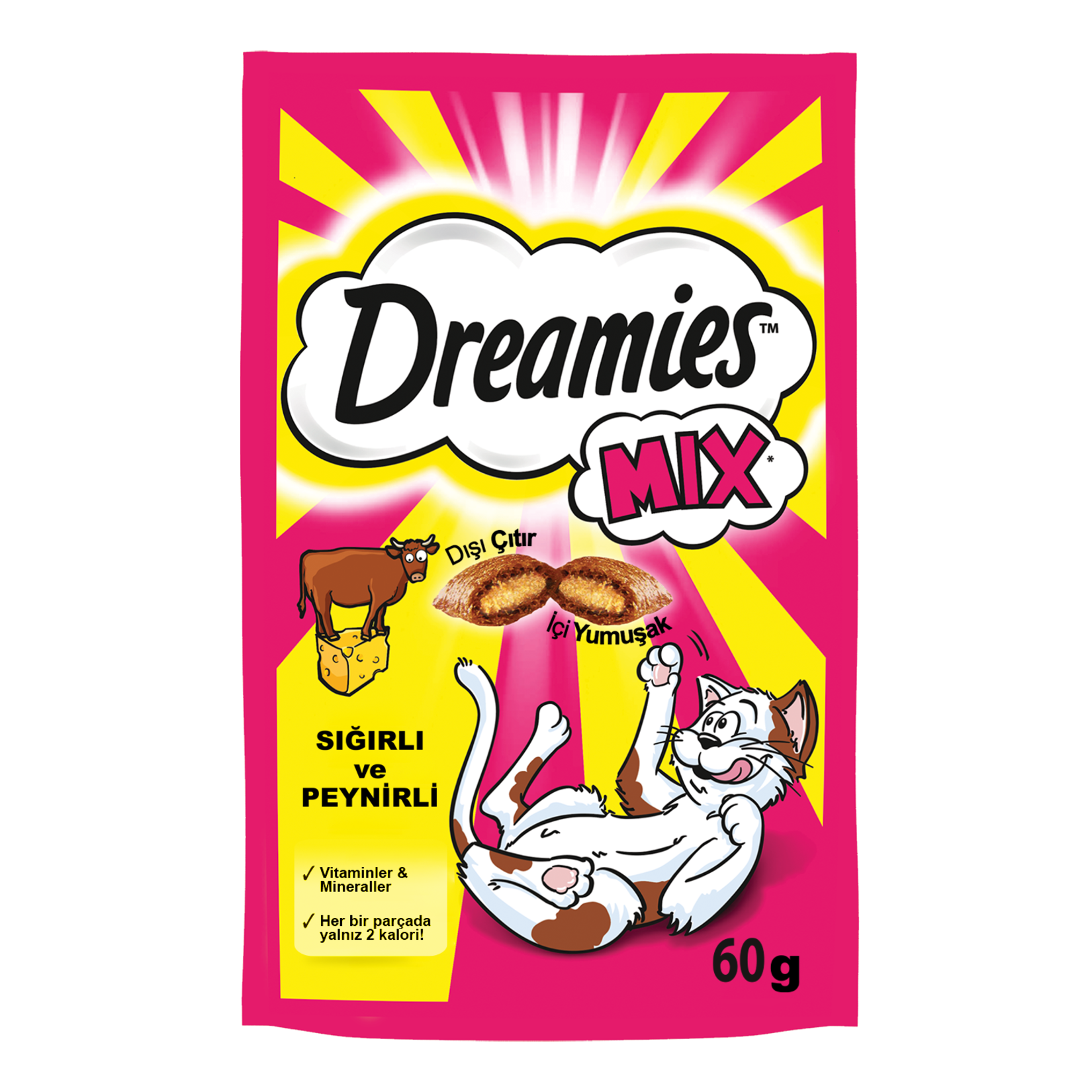 Dreamies Karışık Kedi Ödül Bisküvisi 6 Adet 