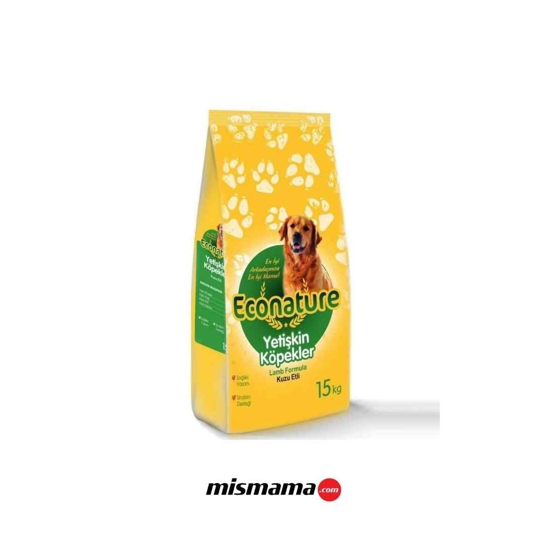 Econature Kuzu Etli Yetişkin Köpek Maması 15 kg