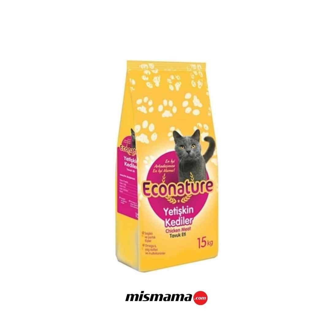 Econature Tavuklu Yetişkin Kedi Maması 15 kg