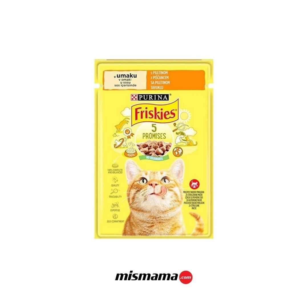 Friskies Tavuklu Yaş Kedi Maması 85 Gr x 26 Adet