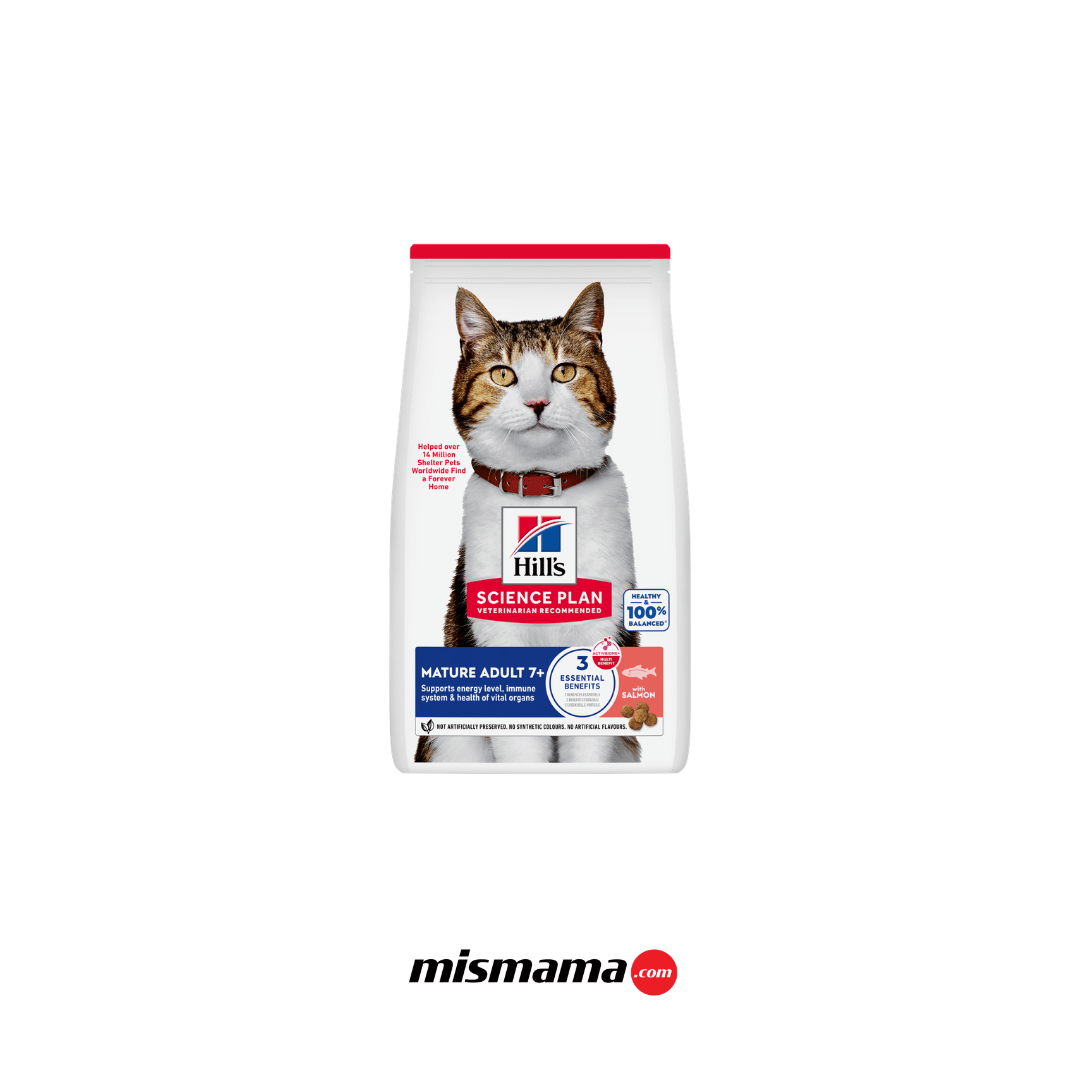 Hill's SCIENCE PLAN 7+ Somonlu Yaşlı Kedi Maması 1,5kg