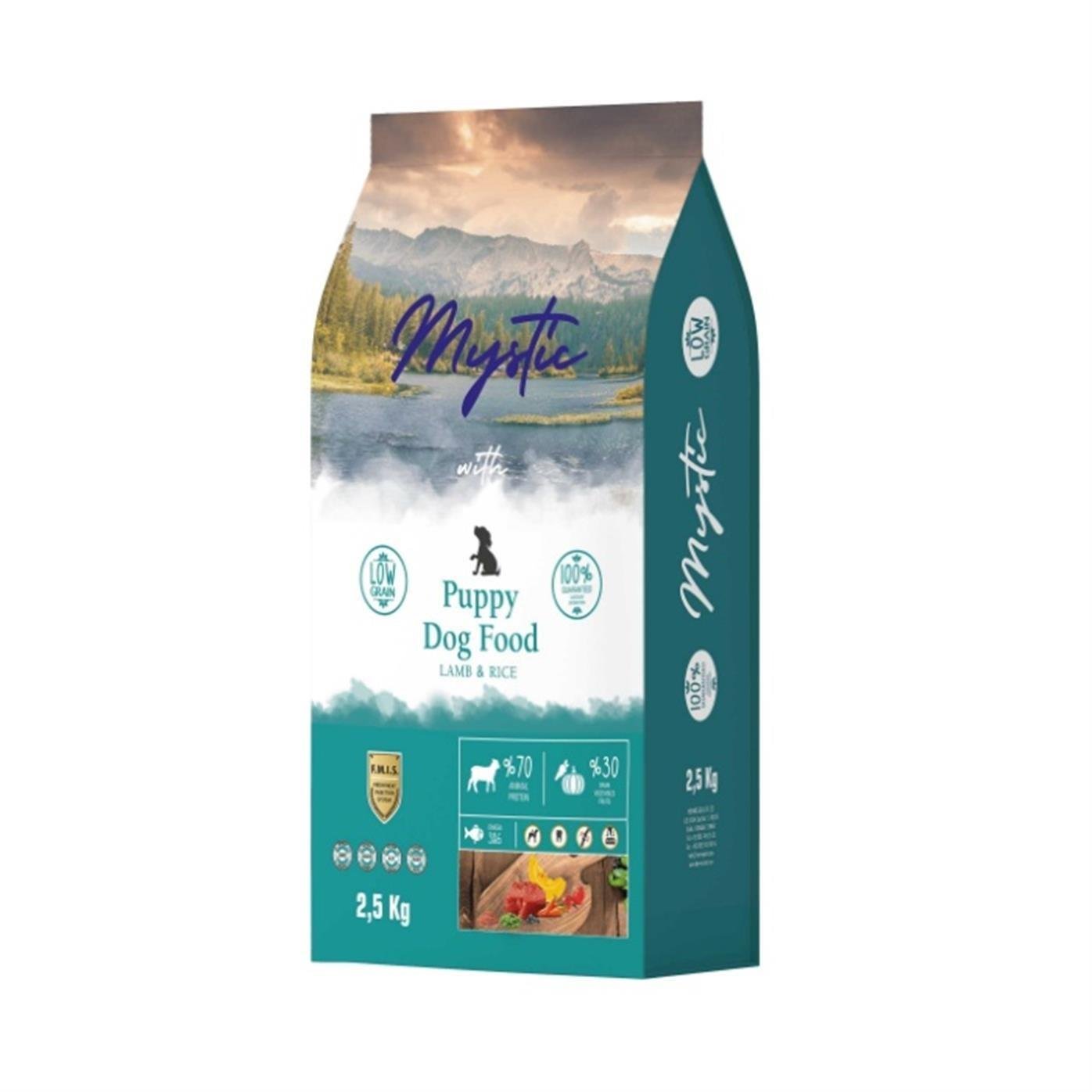 Mystic Az Tahıllı Kuzulu 2.5 Kg Yavru Kuru Köpek Maması