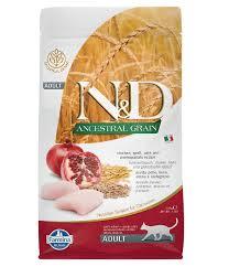 N&D Ancestral Grain Tavuklu ve Narlı Ata Tahıllı Yetişkin Kedi Maması 1,5kg
