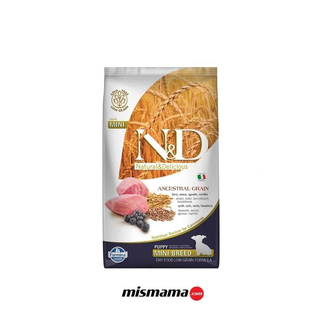 N&D Düşük Tahıllı Kuzulu Küçük Irk Yavru Köpek Maması 2.5 kg