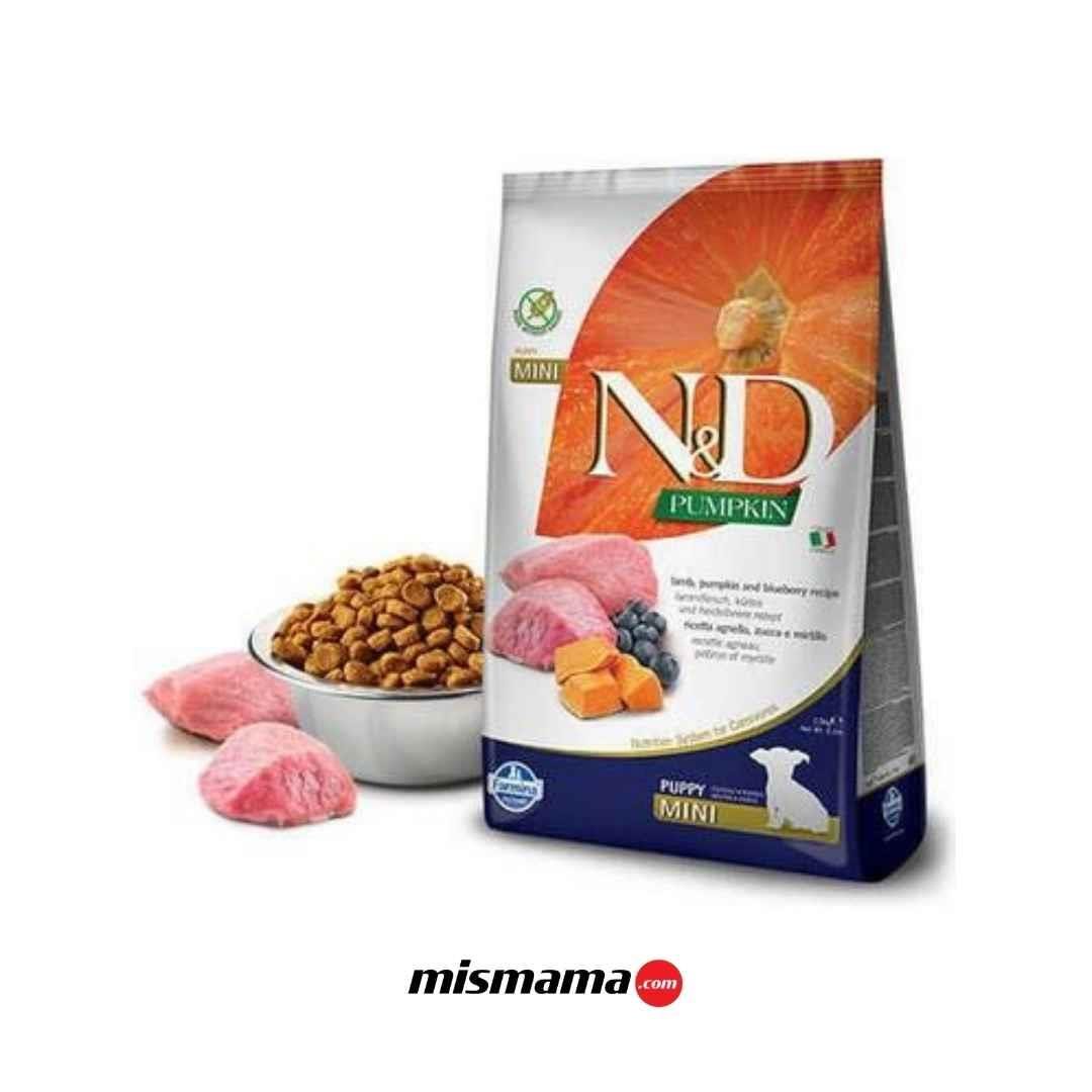 N&D Pumpkin Bal Kabaklı Kuzulu ve Yaban Mersinli Küçük Irk Tahılsız Yavru Köpek Maması 2,5kg