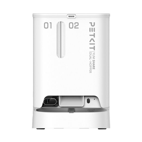 Petkit Yumshare Dualhopper Camera Pet Feeder White