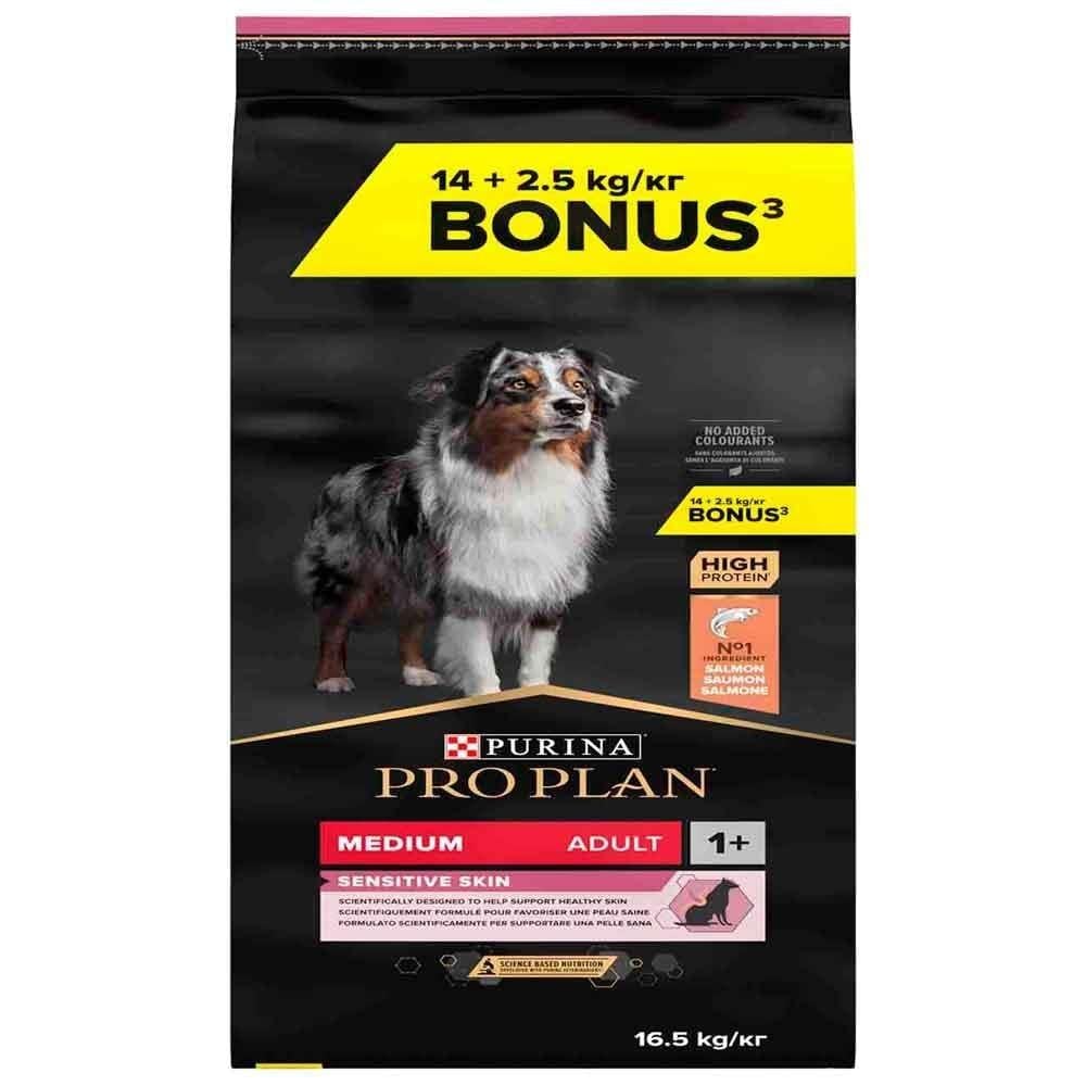 Pro Plan Medium Sensitive Skin Somonlu Yetişkin Köpek Maması 14kg