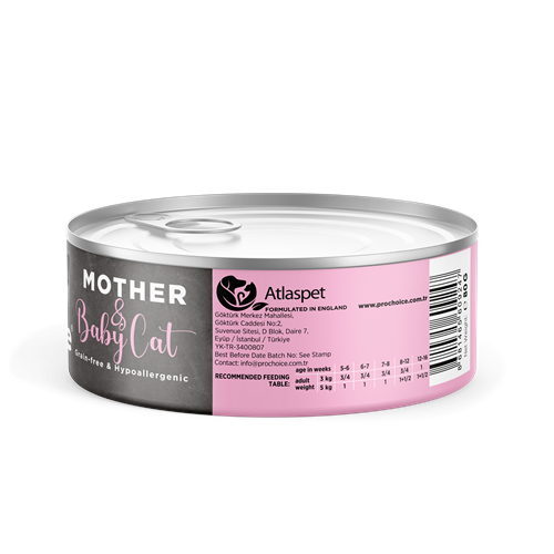 Prochoice Mother & Baby Mousse, Anne Kediler ve Yavruları için Tavuklu Mus 80 gr