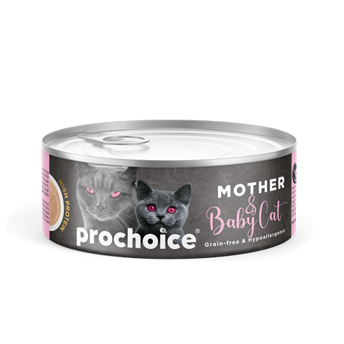 Prochoice Mother & Baby Mousse, Anne Kediler ve Yavruları için Tavuklu Mus 80 gr