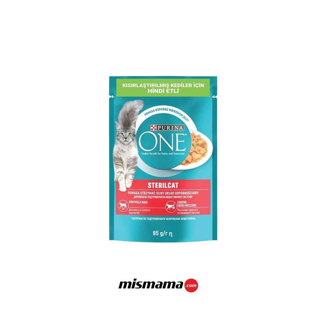 Purina One Kısır Hindili Yaş Kedi Maması 85 g