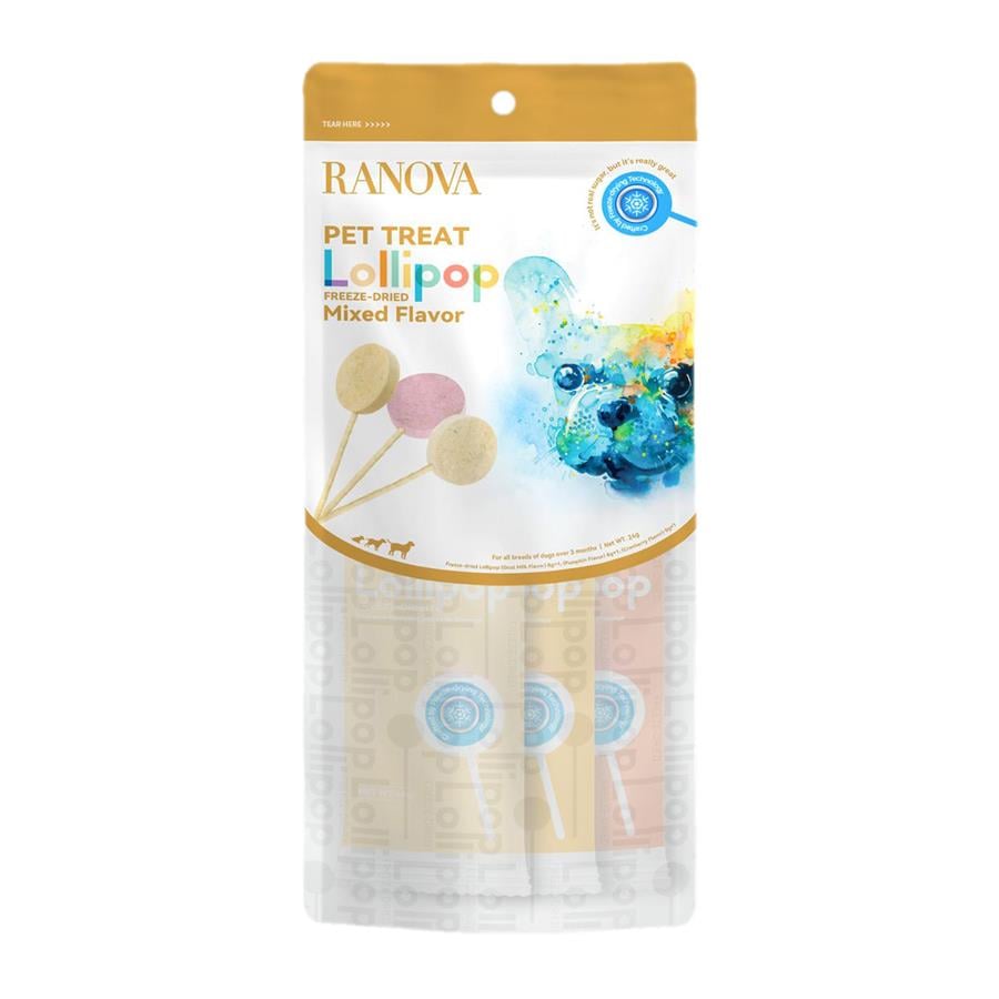 Ranova Köpekler için Karışık Lezzetli Lolipop *8g *6'lı