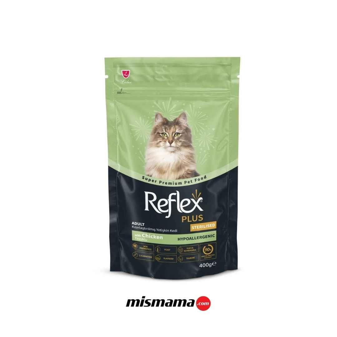 Reflex Plus Hipoalerjenik Tavuklu Yavru Kedi Maması 400 g, alerji riski taşıyan yavru kediler için özel formüle edilmiş, sağlıklı büyümeyi destekleyen premium mamadır.