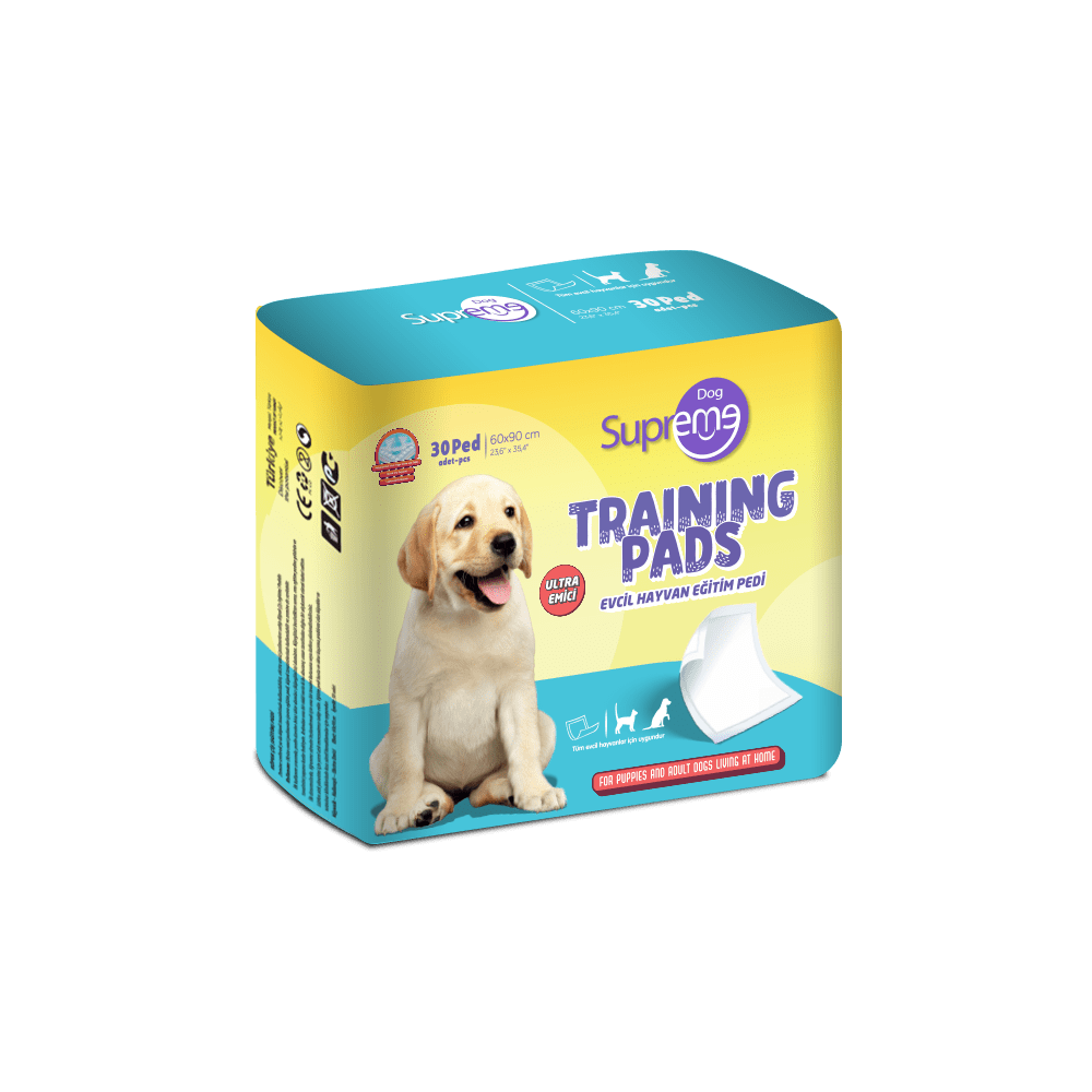Supreme Dog Köpekler İçin Ekstra Emici Çiş Eğitim Pedi 60x90cm (30'lu)