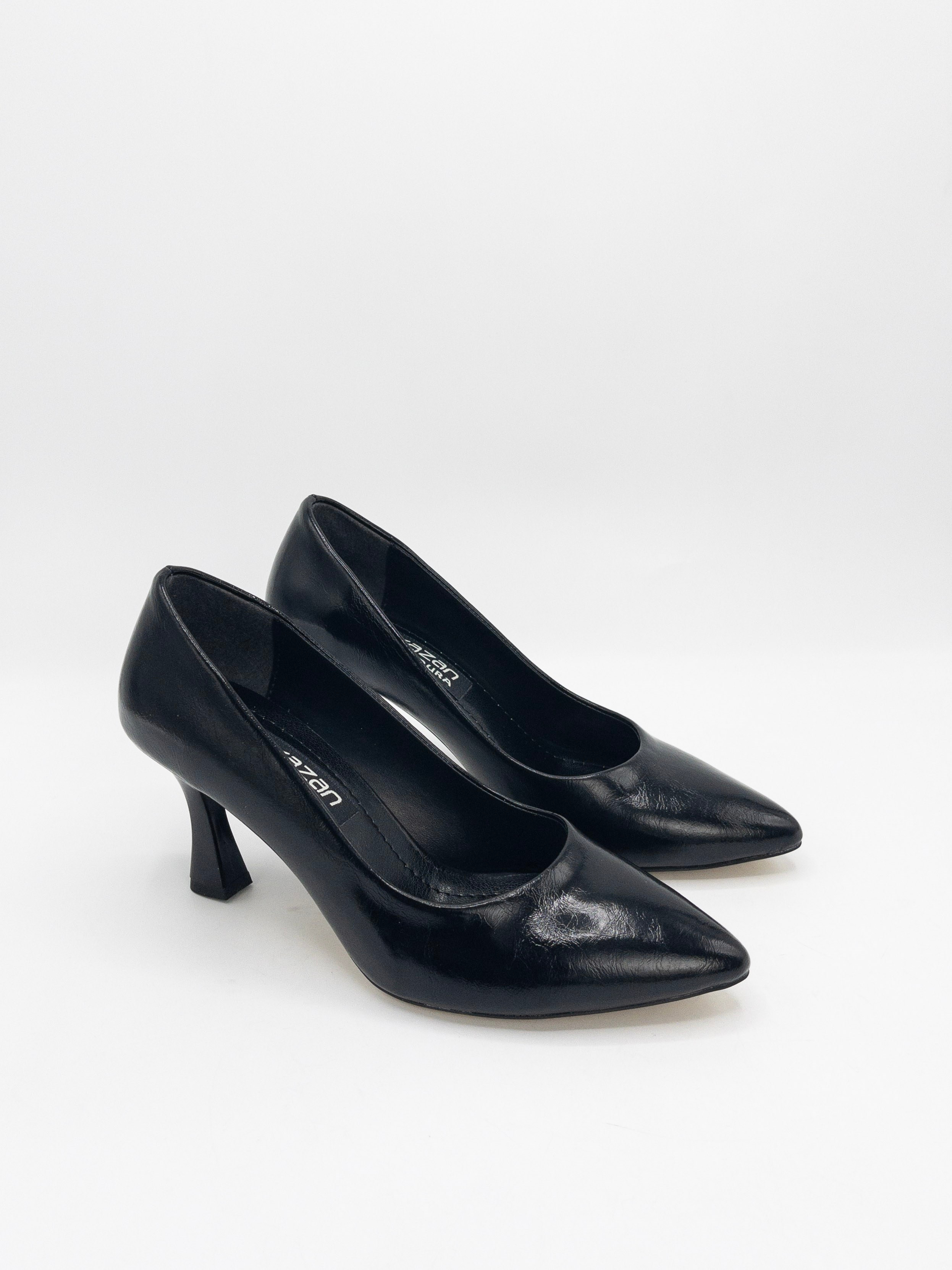 Morgana Stiletto Vegan Deri Siyah