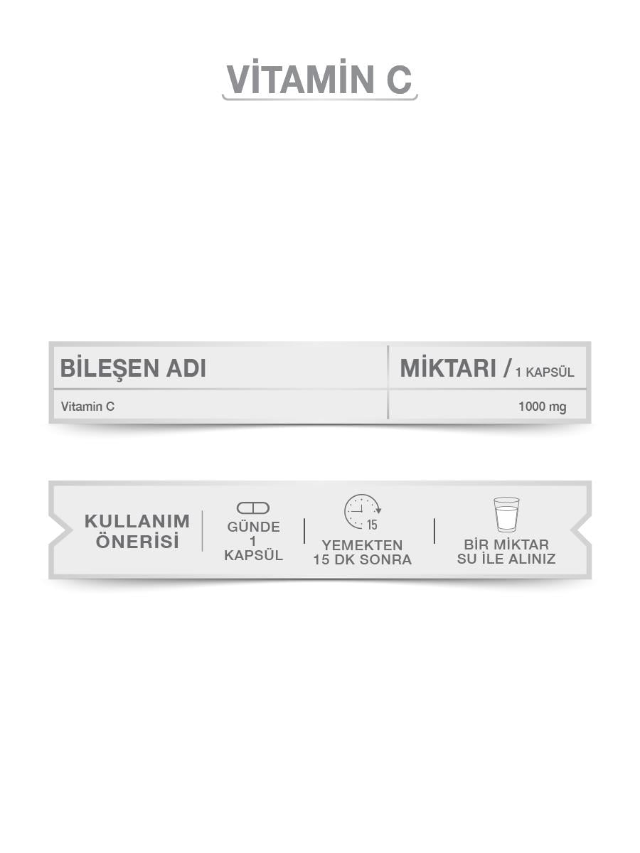 GOODDAY  GOODDAY VİTAMİN C 1000 MG 60 KAPSÜL