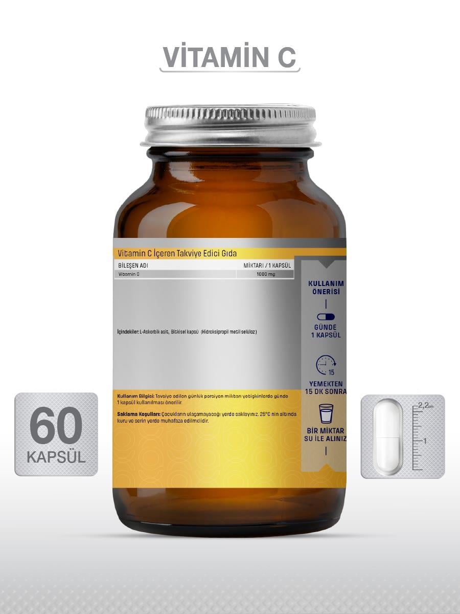GOODDAY  GOODDAY VİTAMİN C 1000 MG 60 KAPSÜL