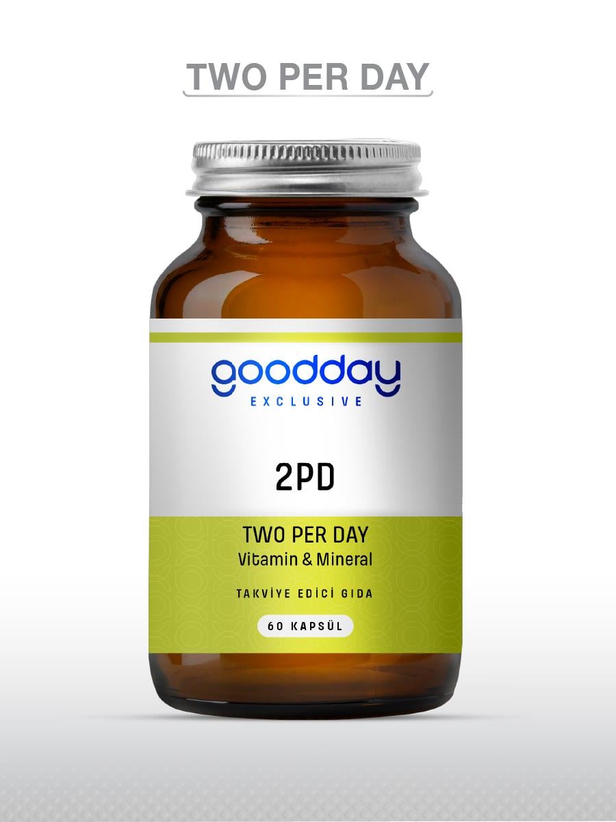 GOODDAYGOODDAY 2PD  MULTİ VİTAMİN & MULTİ MİNERAL 60 KAPSÜL