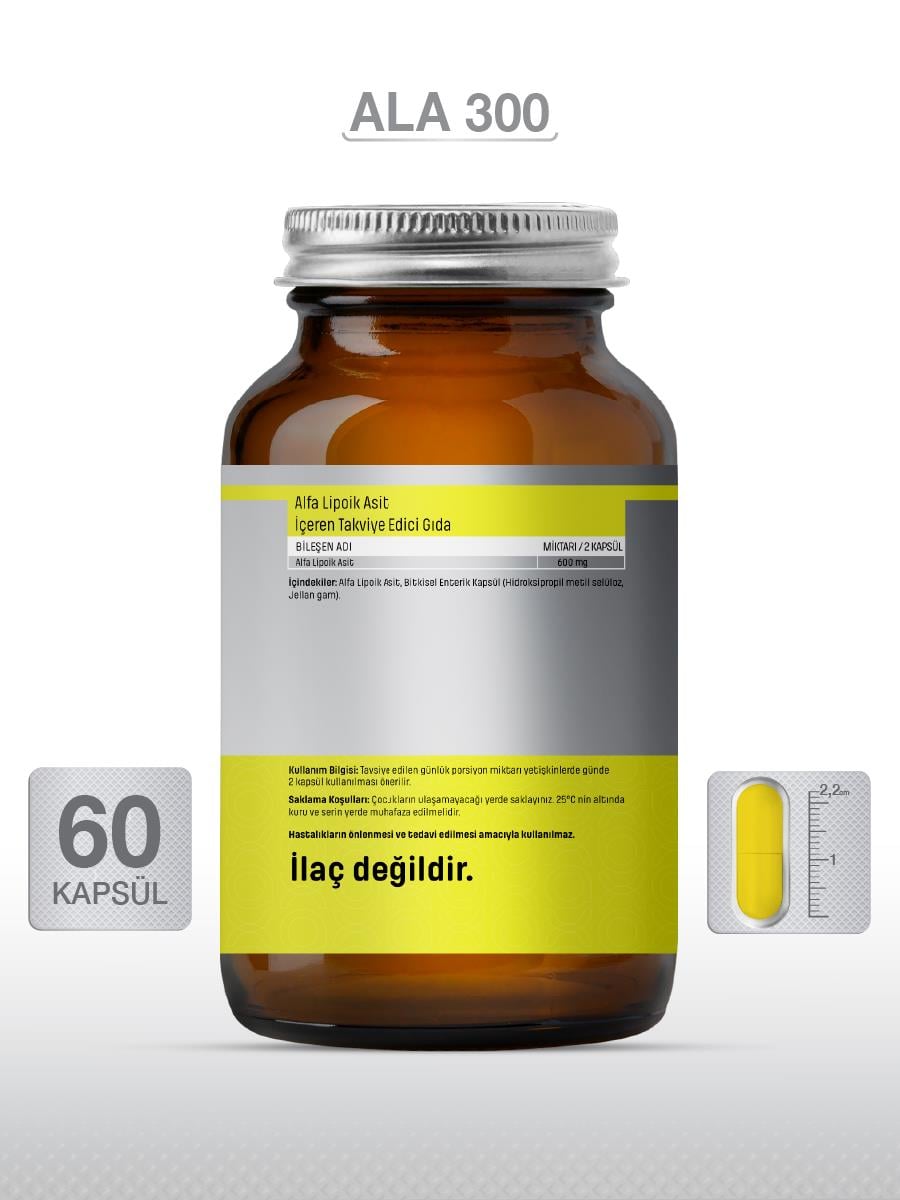 GOODDAYGOODDAY ALFA LİPOİK ASİT (ALA 300) 60 KAPSÜL