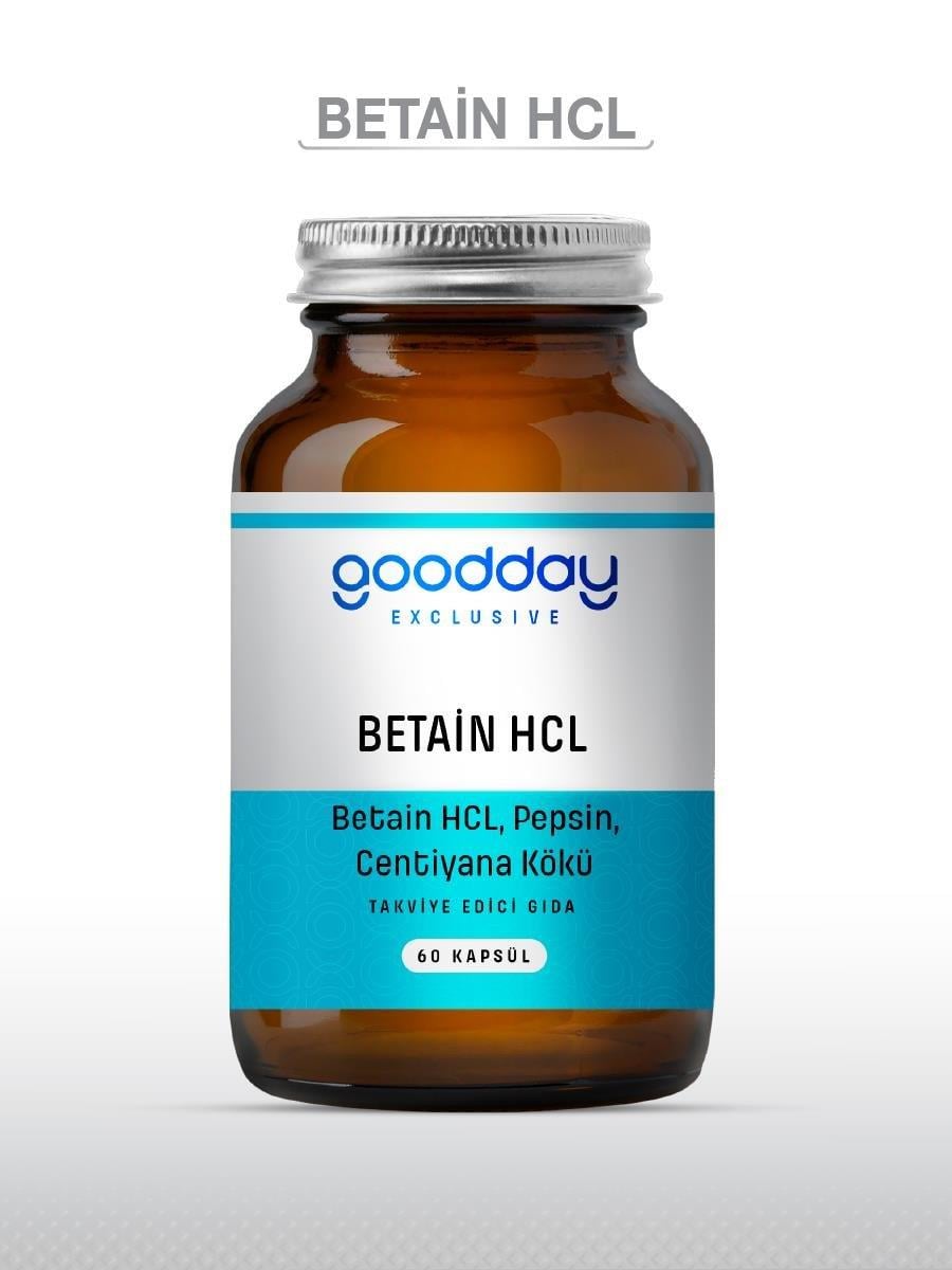 GOODDAYGOODDAY BETAİN HCL + PEPSİN 60 KAPSÜL