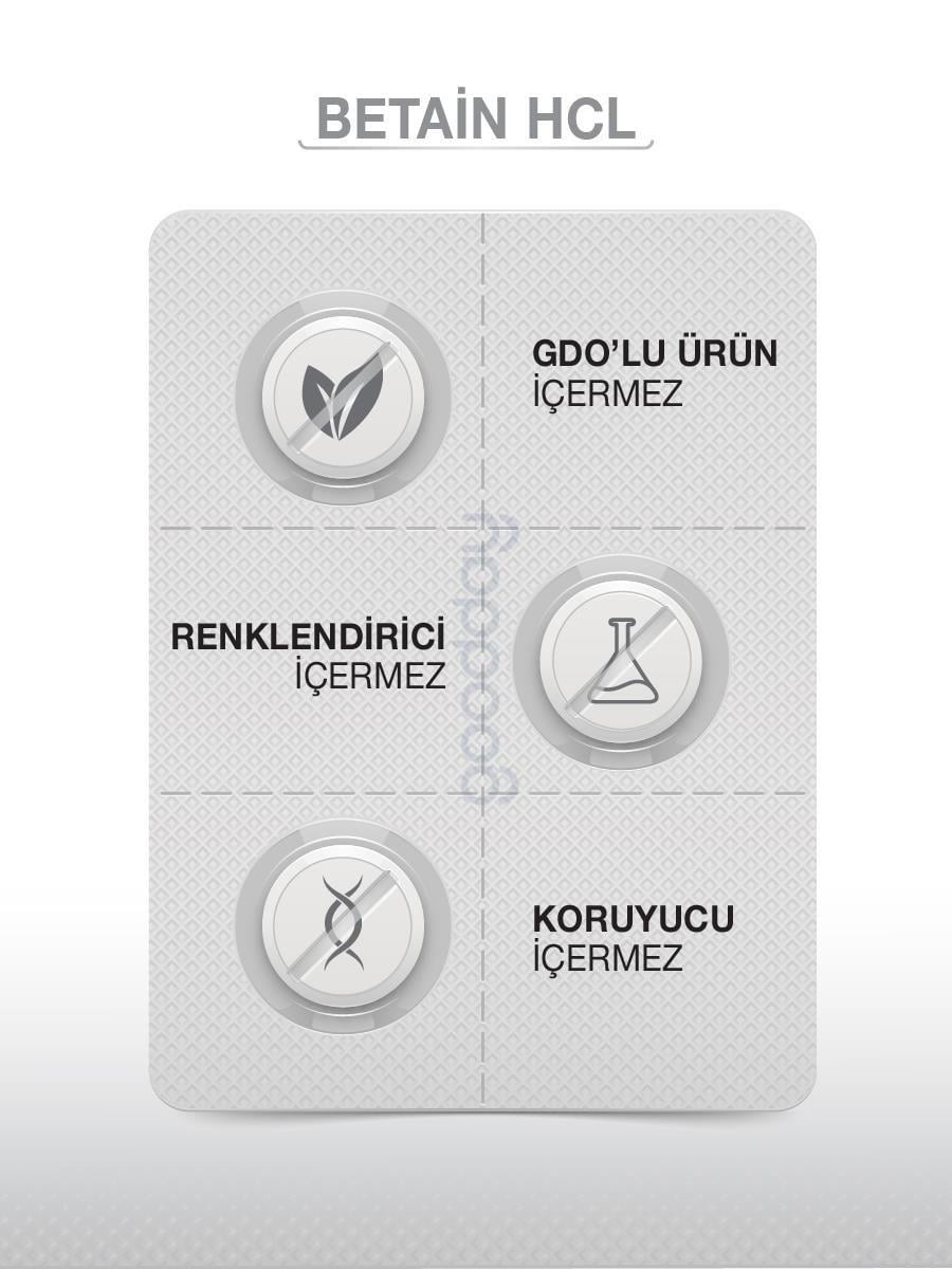 GOODDAYGOODDAY BETAİN HCL + PEPSİN 60 KAPSÜL