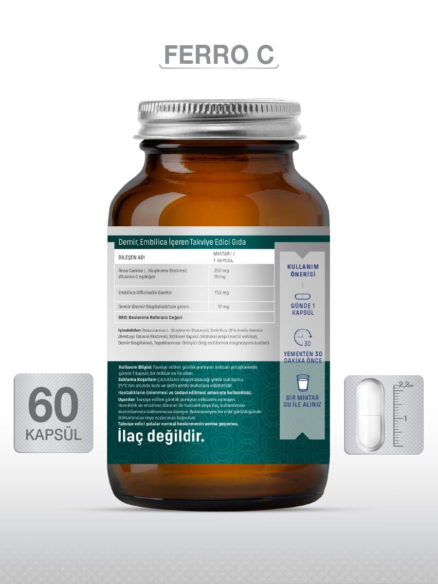 GOODDAYGOODDAY FERRO' C 60 KAPSÜL 