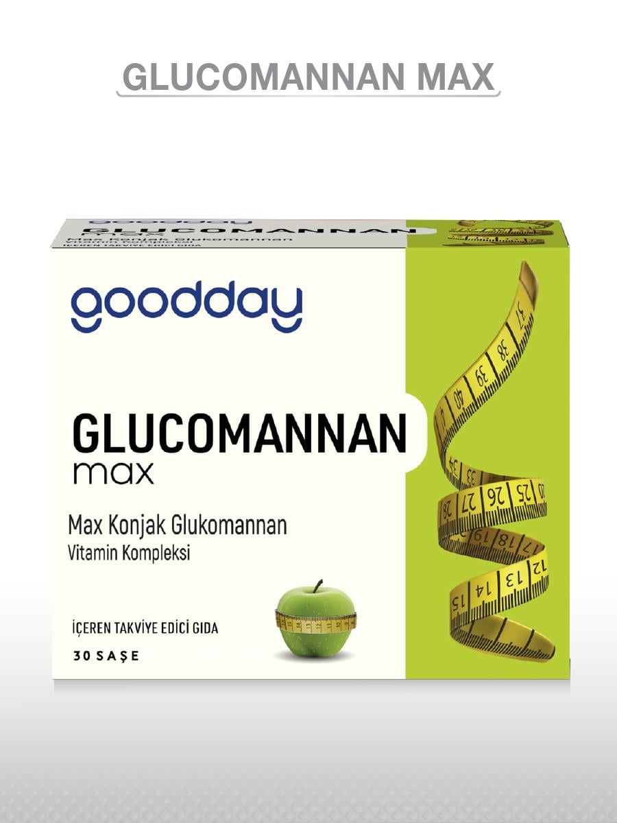 GOODDAYGOODDAY GLUCOMANNAN MAX 30 SAŞE