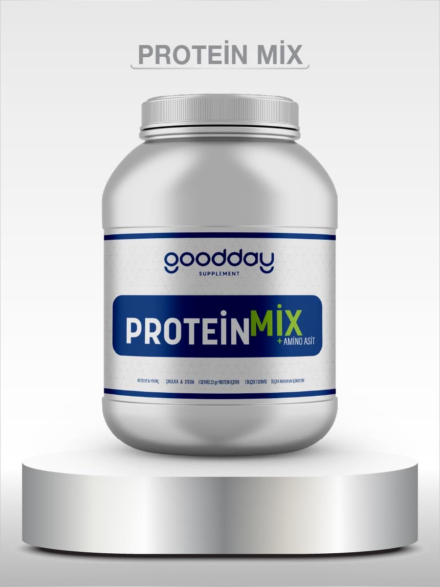 GOODDAYGOODDAY PROTEİN MİX+ AMİNO ASİT 500GR SPORCU BESİNİ