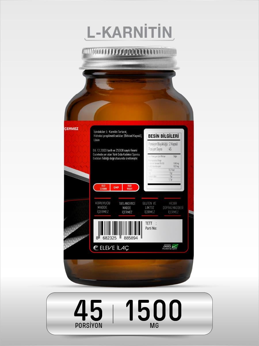 PAZUPAZU L-KARNİTİN 1500 mg 90 KAPSÜL
