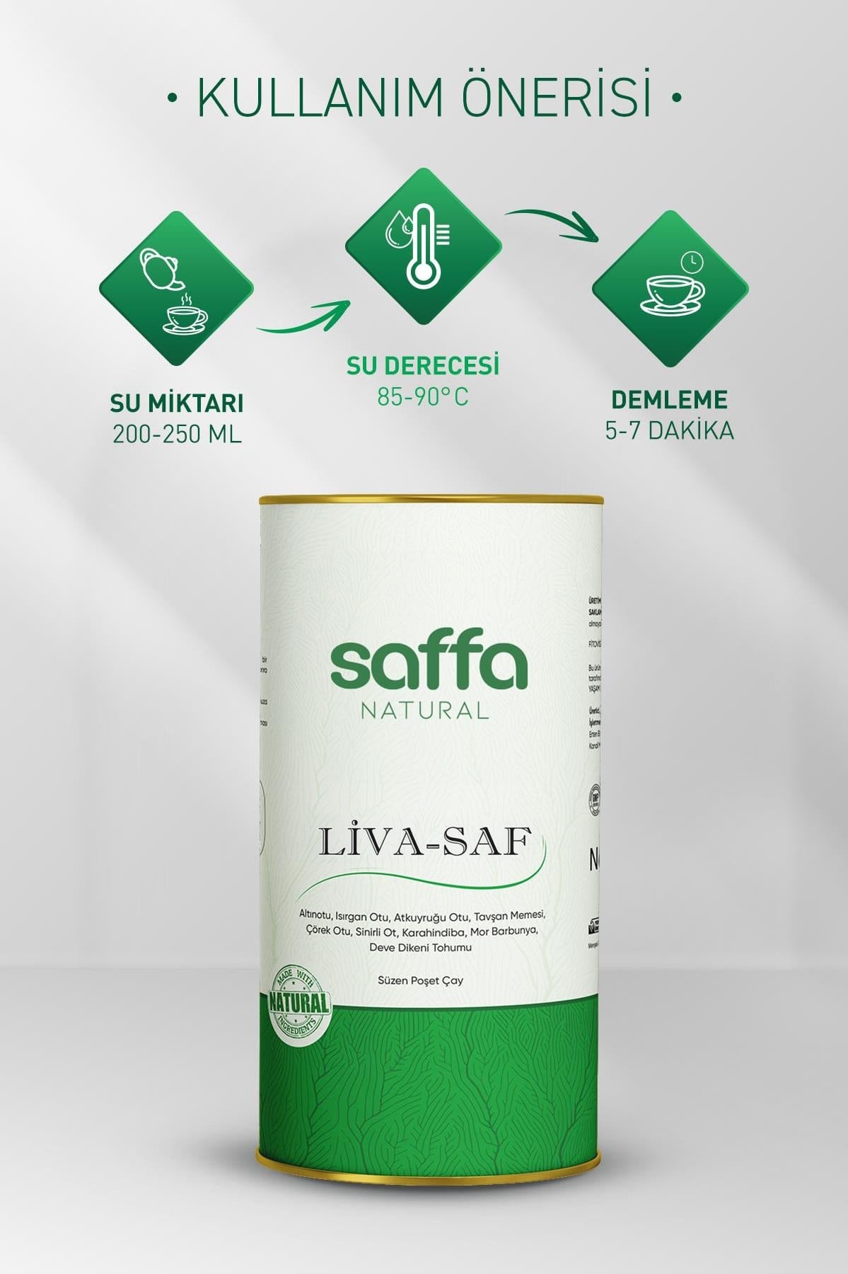 SAFFA NATURALSAFFA & DETOX-SAF 60 ADET