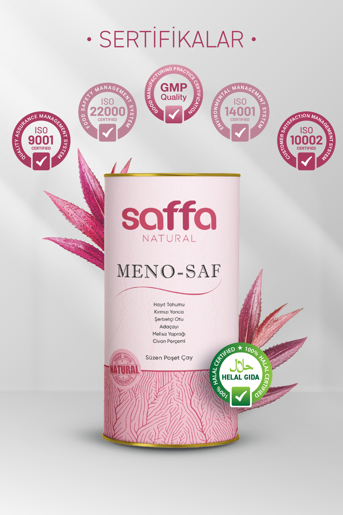 SAFFA NATURALSAFFA MENO-SAF ÇAY 60 ADET