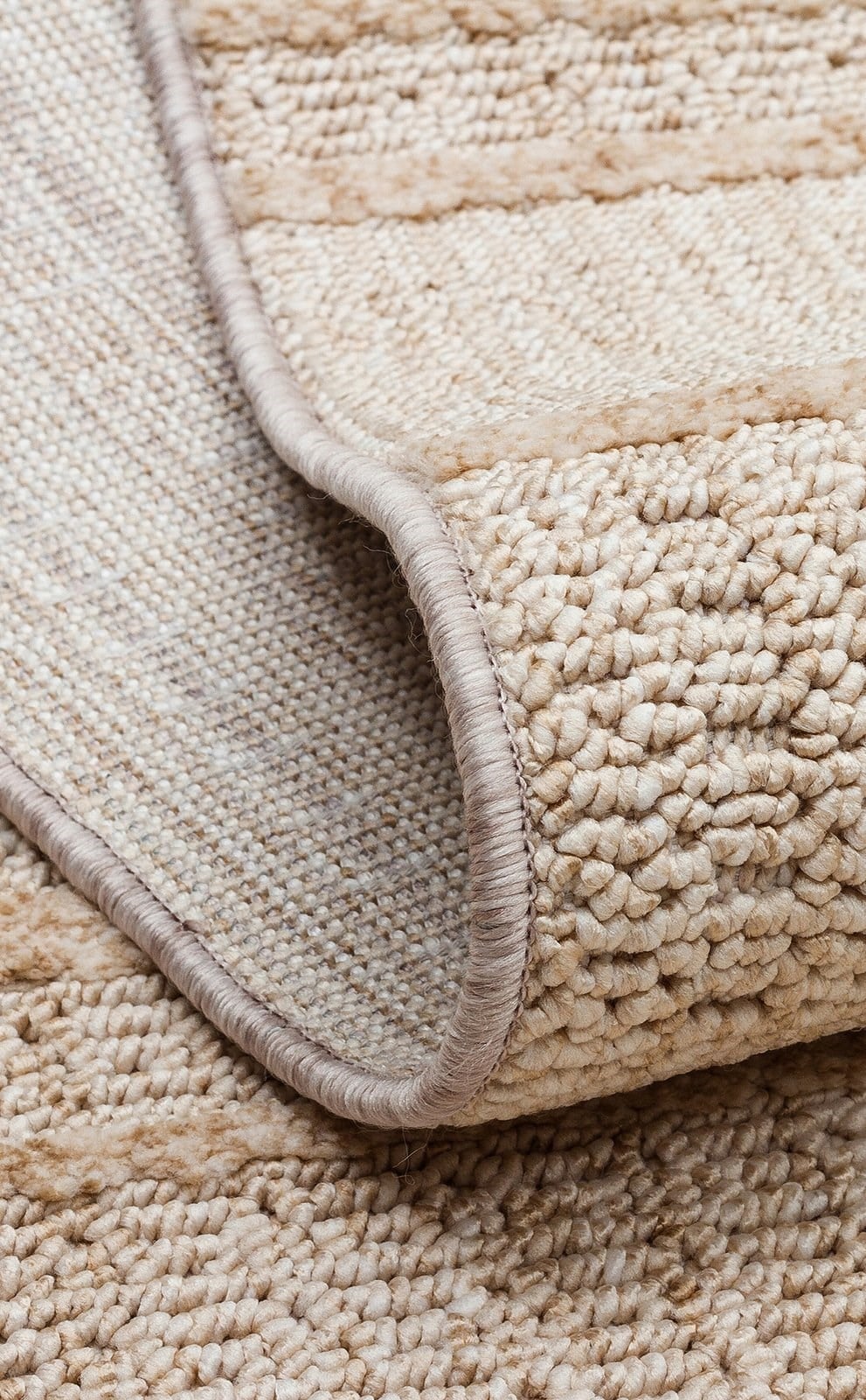 Bukle Dokuma Antialerjik Toz Çıkarmaz Yumuşak Dokulu Salon Halısı Joy Serisi Bej JOY-03-BEIGE