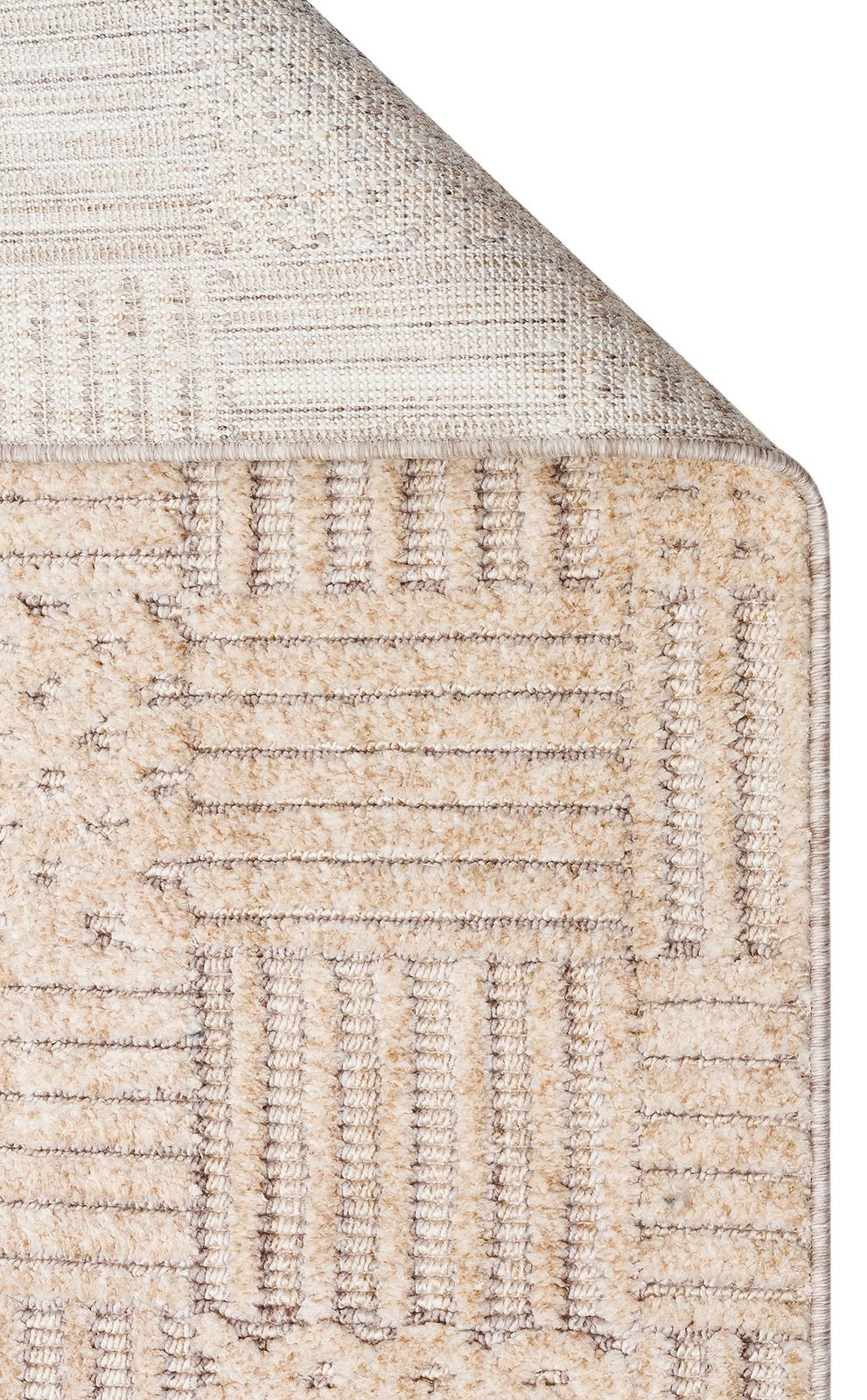 Bukle Dokuma Antialerjik Toz Çıkarmaz Yumuşak Dokulu Salon Halısı Joy Serisi Bej Gold JOY-05-BEIGE-GOLD