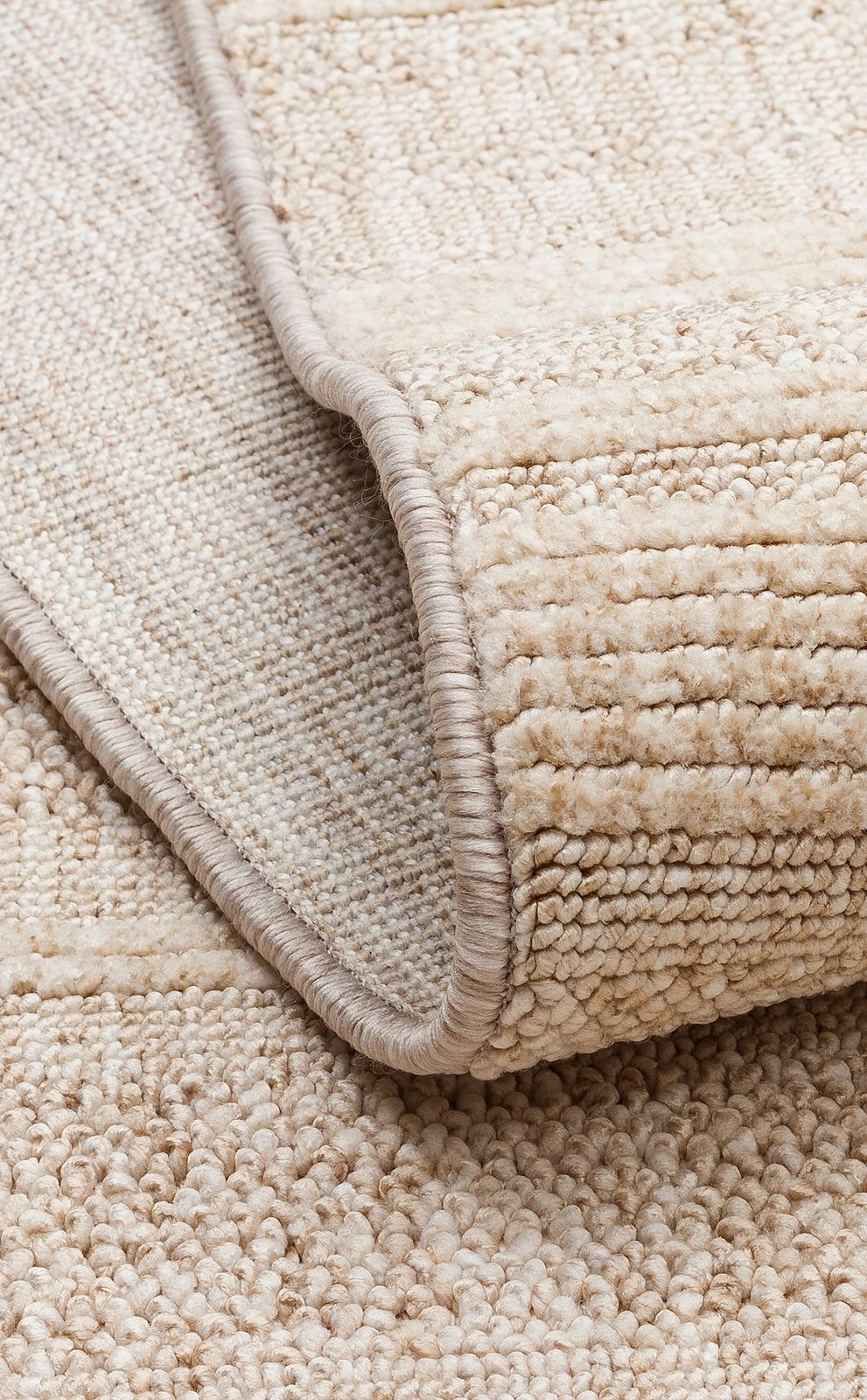 Bukle Dokuma Antialerjik Toz Çıkarmaz Yumuşak Dokulu Salon Halısı Joy Serisi Bej JOY-01-BEIGE