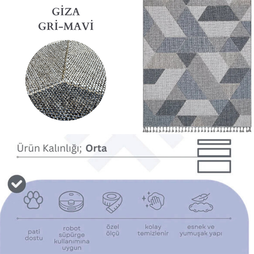 Giza Gri-Mavi 
