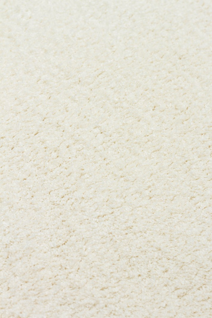 Hav ve Toz Vermez Yumuşak Dokulu Mikrofiber Zen Halı Kırık Beyaz
