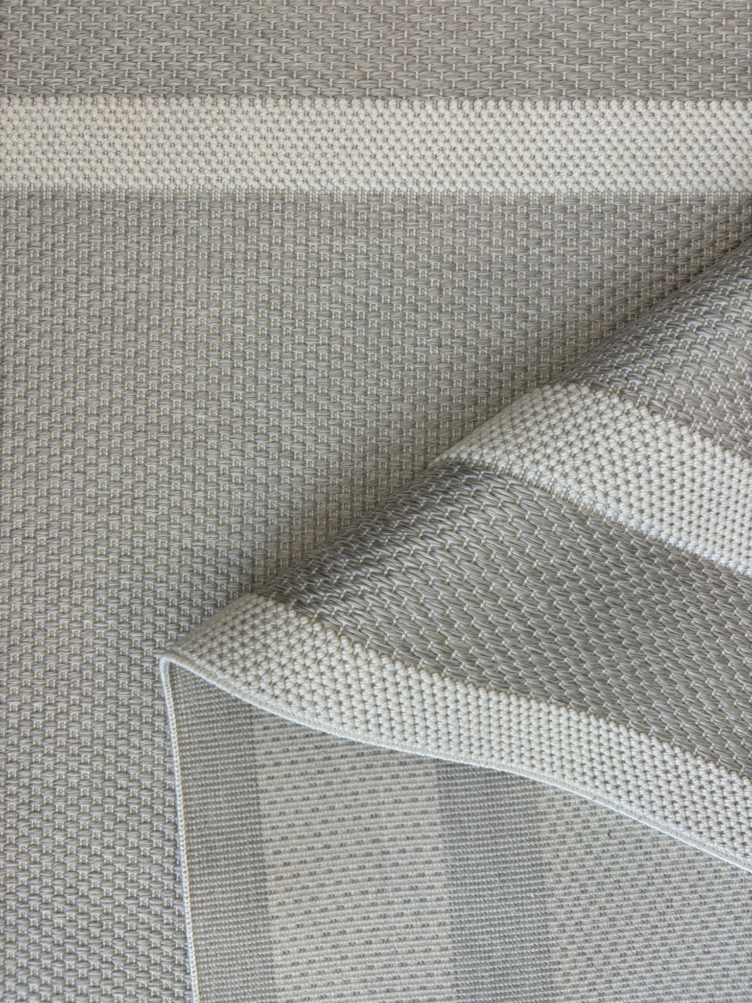Kaymaz Taban Wool Bukle Sisal 8001 Gri Krem
