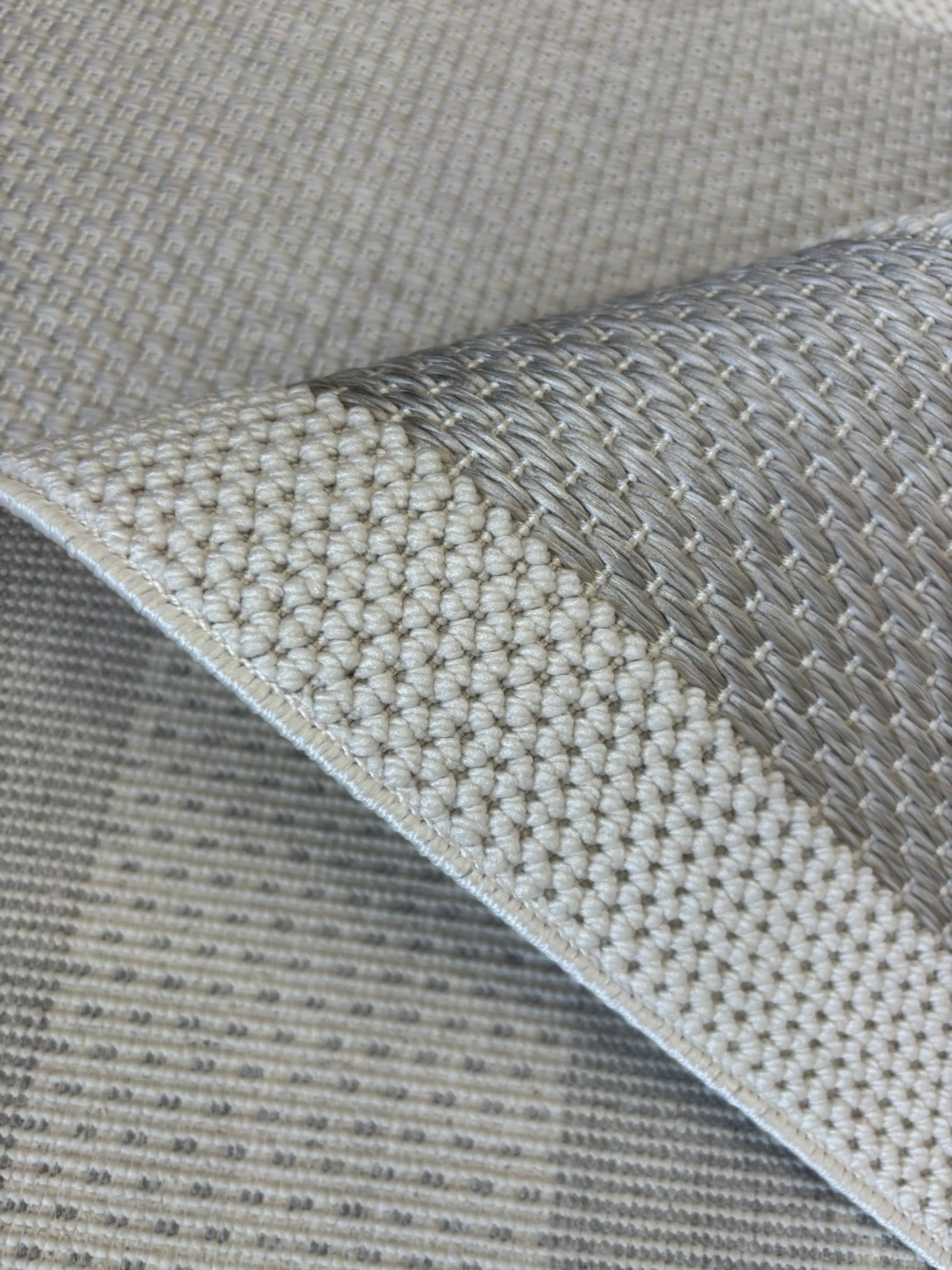 Kaymaz Taban Wool Bukle Sisal 8001 Gri Krem