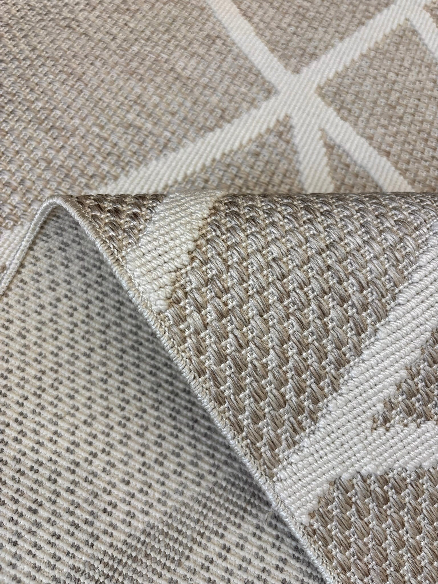 Kaymaz Taban Wool Bukle Sisal 8002 Bej Krem