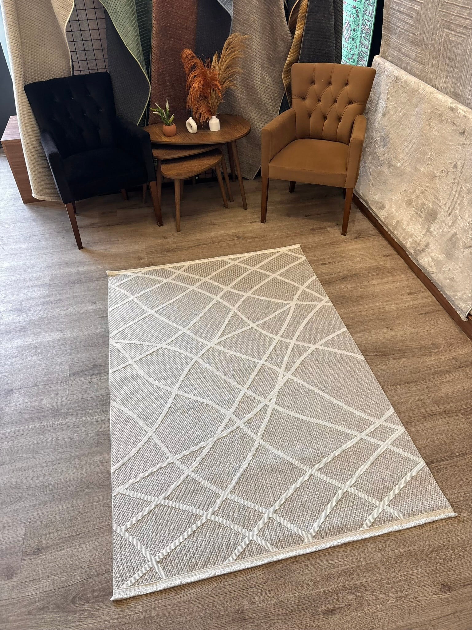 Kaymaz Taban Wool Bukle Sisal 8002 Bej Krem